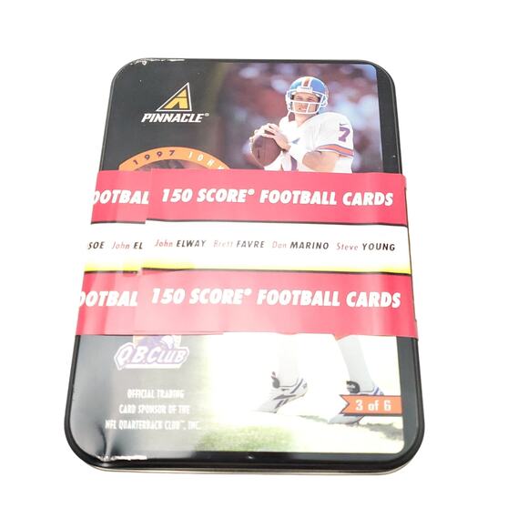 John Elway 1997 Pinnacle Score 150 Football Card Quarterback Collectible Tin - Picture 4 of 11